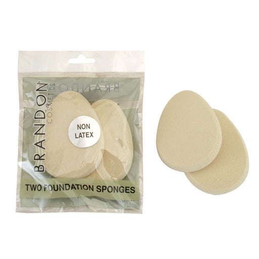 Brandon Cosmetics Foundation Sponge, 2/Bag (1128)