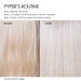 Pyper's Routine: Cleanse with No. 4P, then No. 5P for 3 minutes, then applied No. 9 on clean, damp hair as a leave-in before styling. Unretouched images show that after use, the yellow brassy hue has disappeared for a more toned color