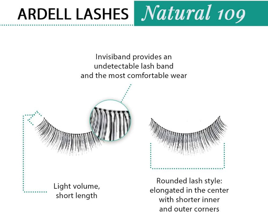 Ardell False Lashes - Natural #109 Black