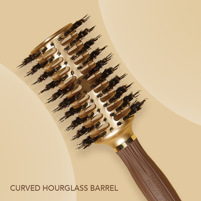 Olivia Garden NanoThermic Contour Vent Combo Bristle Brush