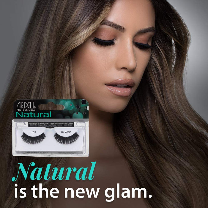 Ardell False Lashes - Natural #103 Black