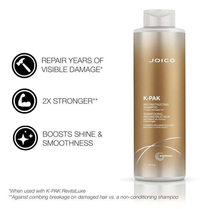 Joico K-PAK Reconstructing Shampoo and Conditioner Duo - 33.8oz.