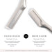 Tweezerman eyebrow razor versus larger facial razor