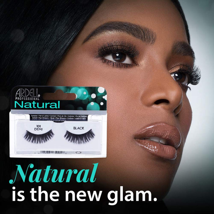 Ardell False Lashes - Natural #101 Demi Black