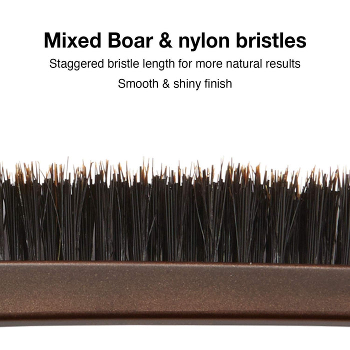 Mixed Boar & Nylon bristles