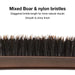 Mixed Boar & Nylon bristles