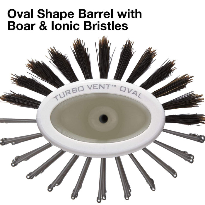 Olivia Garden Ceramic + Ion Turbo Vent Oval Twin Brush