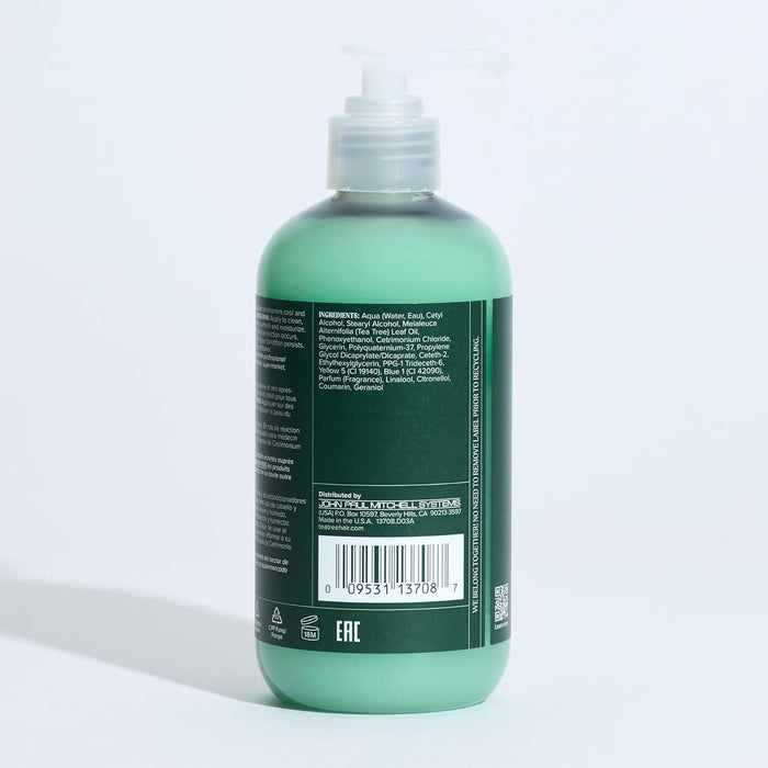 Paul Mitchell Tea Tree Hair and Body Moisturizer Leave-In Conditioner back of bottle