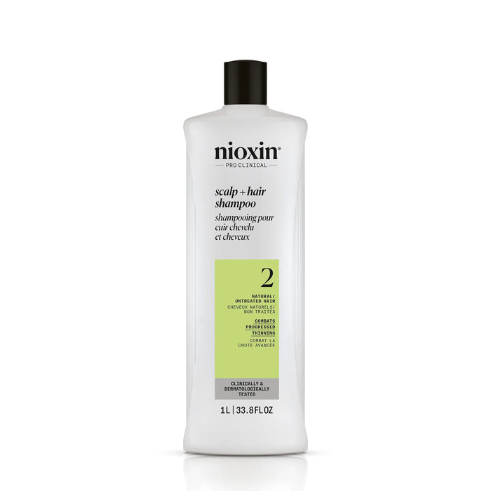 Nioxin System 2 Scalp + Hair Shampoo and Conditioner Duo - 33.8oz.