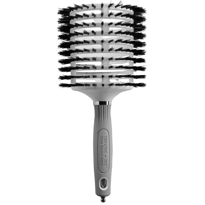 Olivia Garden Ceramic + Ion Turbo Vent Oval Twin Brush