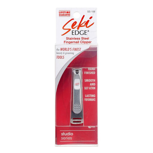 Seki Edge Satin Slim Nail Clipper (SS-109) - Stainless Steel Fingernai –  Beauty Pro Distributor