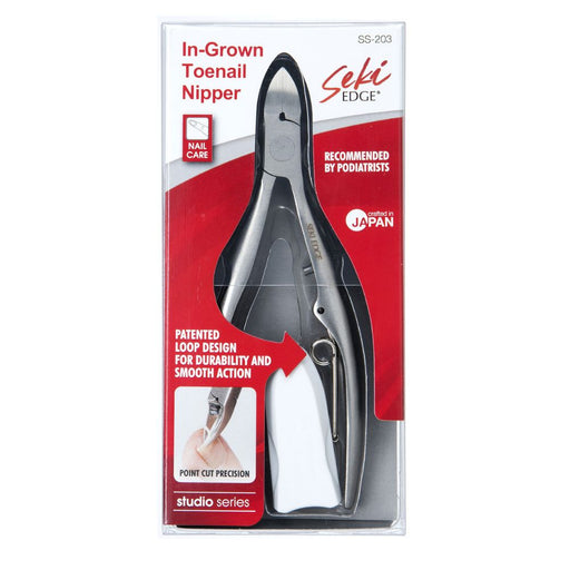 Seki Edge Satin Slim Nail Clipper (SS-109) - Stainless Steel Fingernai –  Beauty Pro Distributor